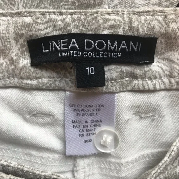 Linea Domani Patterned Pants - Size 10 🇨🇦 - Picture 6 of 10